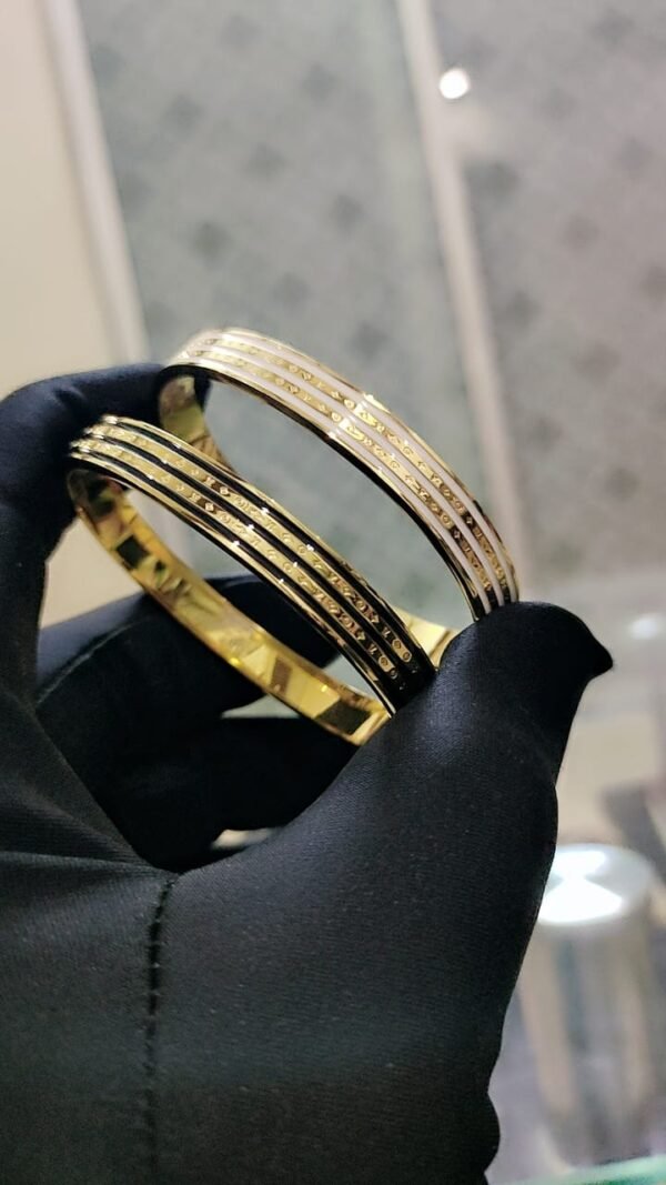Louis Vuitton Stainless Steel Branded Bracelet (First Copy) - Image 8